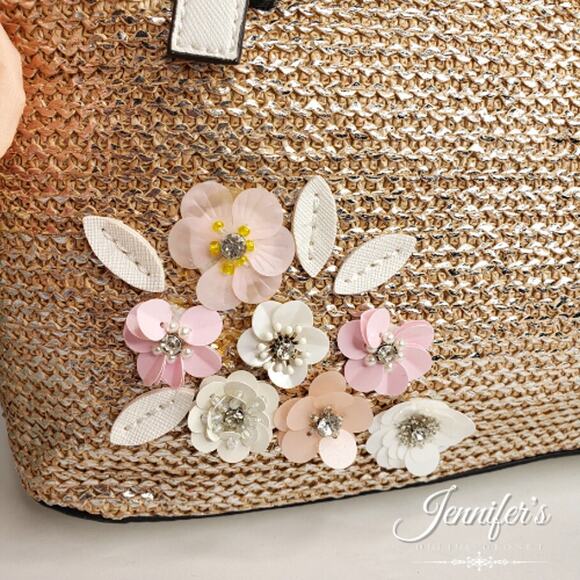 Liz Claiborne NWT Claudia Woven Mini Satchel - Picture 3 of 14